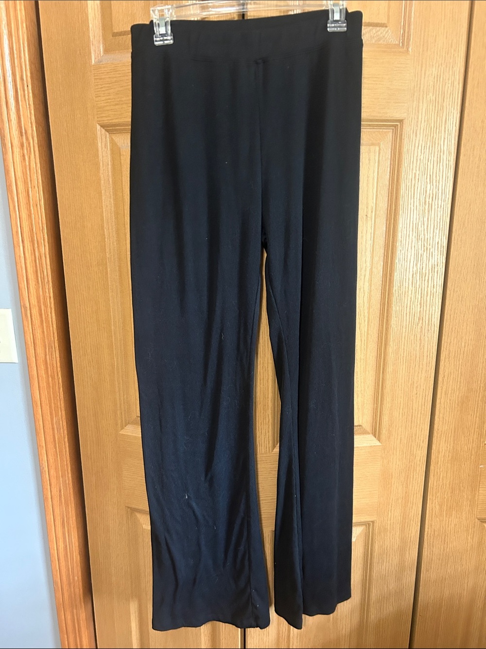 Streetwear Society Black Wide-Leg Pull-On Pants